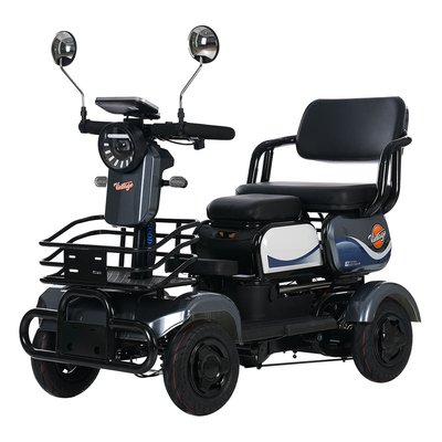 拨杆小巴士电动四轮车家用休闲