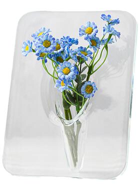 透明插花花瓶亚克力仿真花