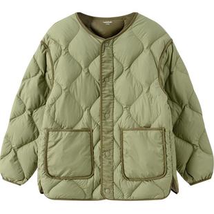 巴拉巴拉羽绒服短款女生男生立领加厚保暖立领面包服秋冬外套亲子