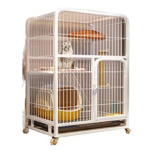 猫笼家用室内猫舍通用加粗猫别墅超大自由空间小型带厕所猫咪笼子