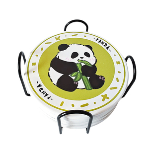 中国风特色文创伴手礼送老外客户生日礼物熊猫周边杯垫出国跨新年