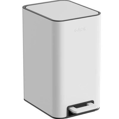 德国gaok轻奢垃圾桶白色脚踩厕所