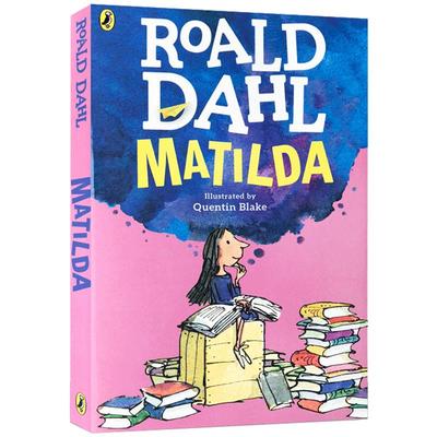 送音频玛蒂尔达英文原版Roald Dahl Matilda罗尔德达尔小说 可搭Charlie and the Chocolate Factory witches查理和巧克力工厂