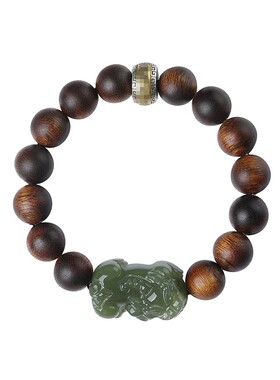 保真文莱沉水级沉香手串男士招财