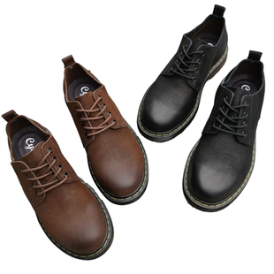 D家鞋库 8605新款磨砂牛皮欧美款牛津底男皮鞋 好穿 实线 现货