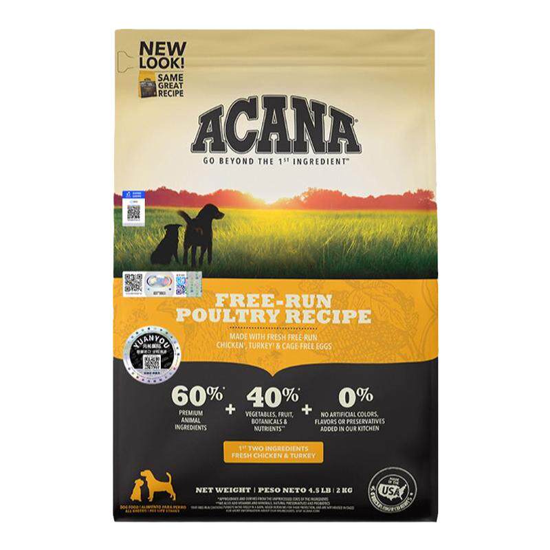 【临期】ACANA爱肯拿经典农场鸡肉成犬幼犬通用进口全价犬粮5.8KG