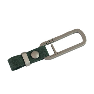 ALCANTARA钛合金汽车钥匙扣高档男士腰挂简约适用于大众奔驰奥迪