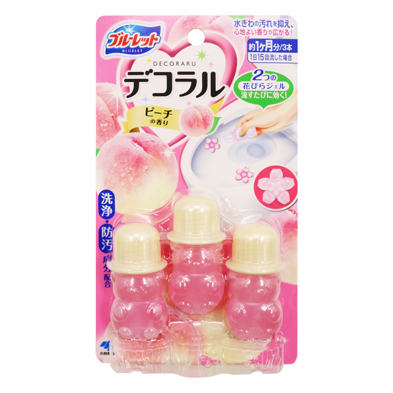 日本原装小林制药厕所清洁剂马桶小花凝胶开花除臭除味长效芳香型