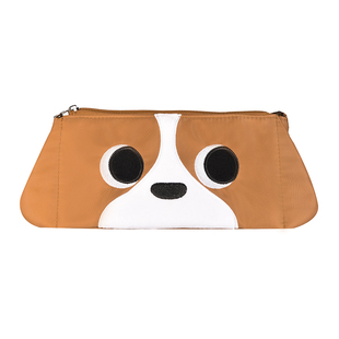 弘典大容量笔袋高颜值ins风文具盒男孩款小学生文具袋初中女生小众不撞款铅笔盒2025超火棒球小狗铅笔袋痛包