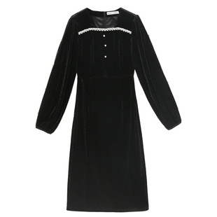 旗袍2021年秋冬新款年轻款中长款中国风女装冬装少女改良版连衣裙