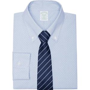 Brooks Brothers/布克兄弟男士24秋冬扣结领易打理长袖休闲衬衫