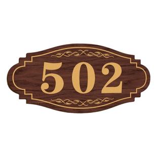 2025新款门牌号家用号码牌入户门装饰企业办公室门牌标识牌定制学生员工宿舍门牌挂牌高级住宅别墅大门数字贴