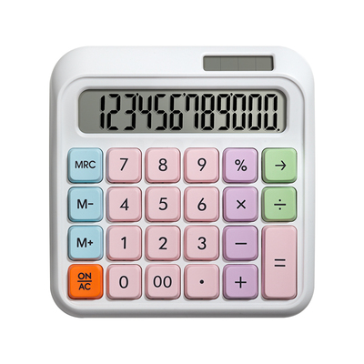 高颜值太阳能款办公学生计算器