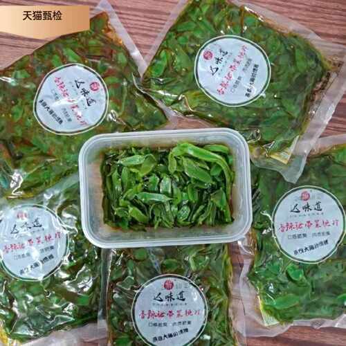 即食裙带菜茎，开胃冷餐，每袋400克海白菜，咸辣拌饭伙伴