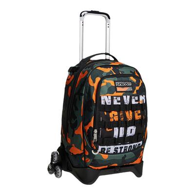 意大利7seven勇敢旅程拉杆书包6轮和2轮可爬楼34升可拆卸双肩背包