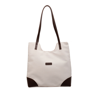 原创韩版简约高级感通勤帆布托特包文艺休闲百搭学生手提单肩包袋