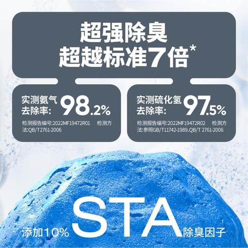 Cator喵彩1:3:6活性炭除臭混合猫砂无粉尘膨润土豆腐猫砂2.5kg