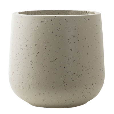 砂岩质感轻奢高级感镁泥花盆