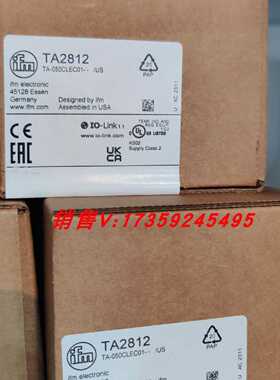 议价IFM TA2812 TA3155 TAA131 TD2517 TK6310 易福门 全新原装正