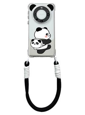 挂绳斜挎全包防摔华为mate60Pro