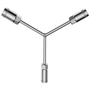 三叉套筒扳手Y型套筒扳手三角工具加长外六角多头用Y字汽修扳手