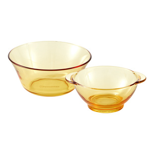 康宁visions晶灿餐具套装耐高温高硼硅玻璃饭面碗汤碗家用沙拉碗