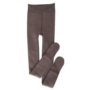 秋冬季奶咖啡色连裤袜女加厚加绒烟灰色打底裤袜显瘦深灰色踩脚袜