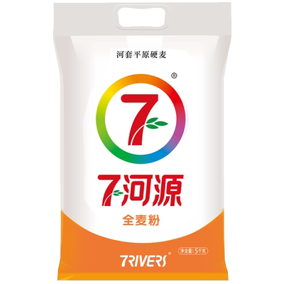 七河源内蒙古全麦小麦面粉5kg