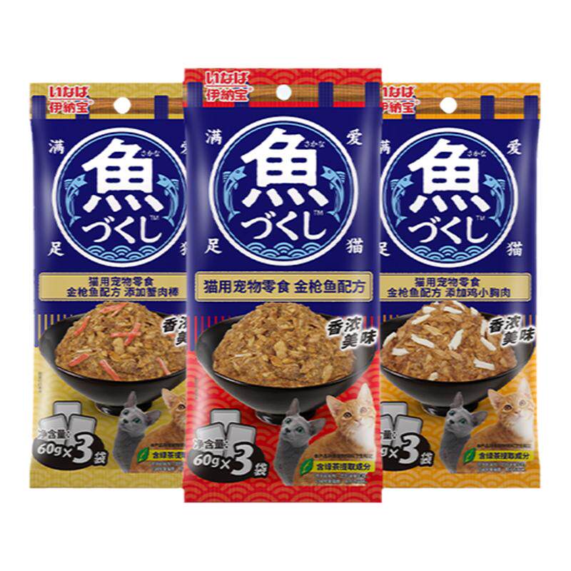 伊纳宝ciao鱼多多金枪鱼湿粮包营养猫咪猫零食幼猫猫条猫罐头补水