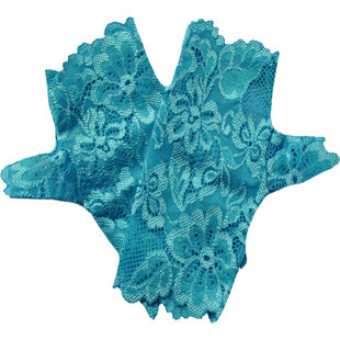 新款弹力蕾丝防晒半指手套潮女薄短款露指遮疤痕遮纹身开车触屏