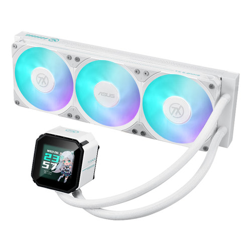 华硕TX天选360 ARGB LCD一体式CPU水冷散热器电脑机箱风扇全家桶
