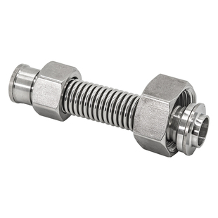 4分外丝转6分内丝变径 304不锈钢波纹管内外丝延长管洗衣机进水管