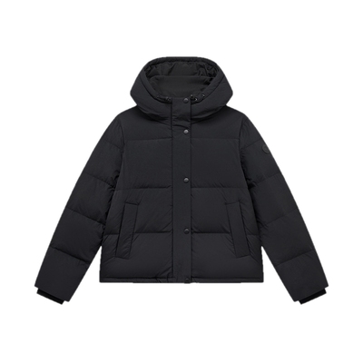 特步运动短款羽绒服女2025秋冬新款加绒加厚保暖外套976428190118