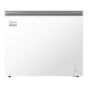 美的221双驱智能变频无霜一级能耗白色卧式冷柜