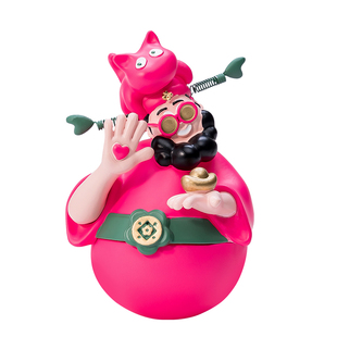 正想四喜财神爷装饰摆件不倒翁桌面工位布置乔迁开业手办生日礼物