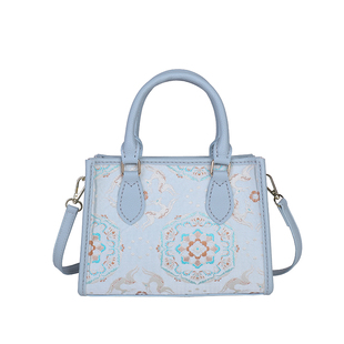 diy手工包包自配布托特包新中式国风刺绣宋锦风改造包自制材料包