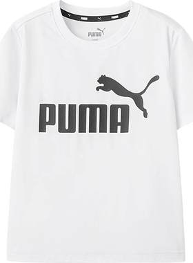 PUMA彪马男女中大童夏季T恤