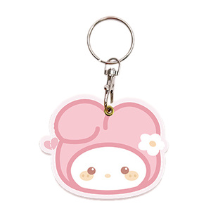 多功能门禁小卡套弹力伸缩绳钥匙扣挂件可爱维尼熊长方形电梯卡套