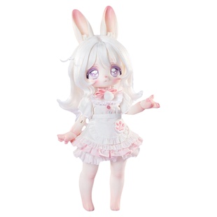 【准现】糖果星系 三戳六兔兔雪饼 BJD娃娃6分兽体pvc 三万院长