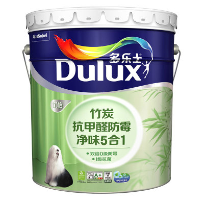 多乐士竹炭抗甲醛净味乳胶漆