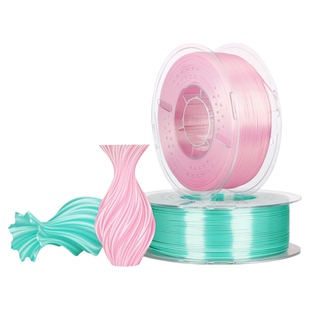 兰度pla丝绸3D打印耗材pla silk美学耗材双色三色适用拓竹创想FDM打印机质感细腻高光泽度色彩纯正丰富易打印