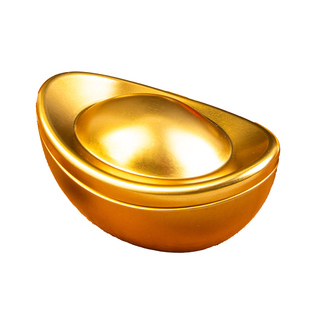 2026新年金元宝铁罐婚庆乔迁之喜糖果巧克力铁盒马年礼盒包装盒子