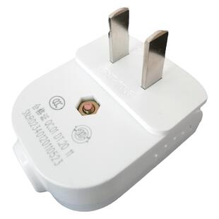 2个装公牛90度可旋转插头不带线二脚可拆2两扁插头两级两项10L6