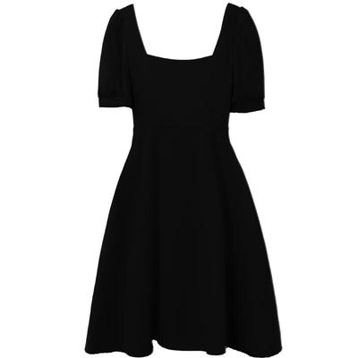 法式赫本风小黑裙连衣裙