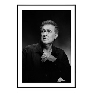 Placido Domingo 多明戈三大男高音歌唱家海报古典音乐家琴房挂画