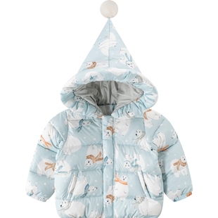 aqpa爱帕儿童羽绒服加厚保暖三防冬季新款婴幼儿宝宝羽绒外套外出