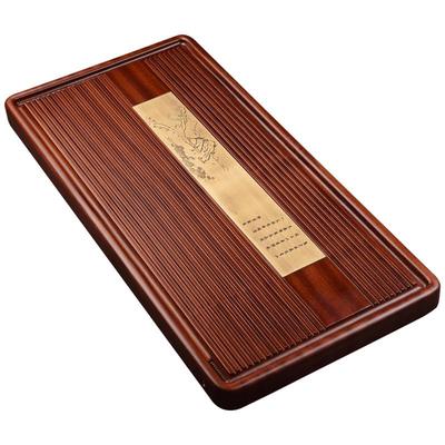 整块茶盘锦格实木简约