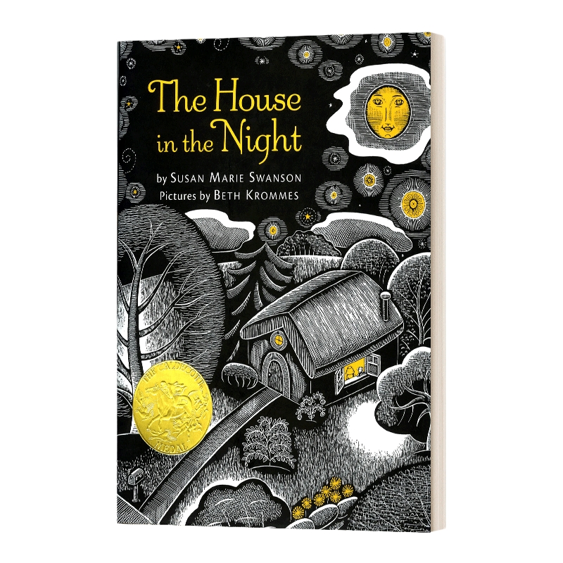 英文原版 The House in the Night 夜色下的小屋 凯迪克金奖 精装绘本 Susan Marie Swanson 苏珊 玛丽 斯万森 英文版 进口英语书