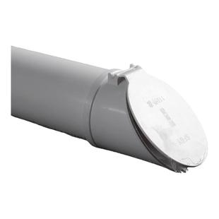 160/50/75/110管道止逆阀PVC排水管下水道止回阀防反水排污管防臭