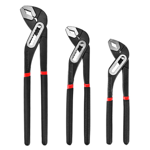 多功能水泵钳10寸12万用水管扳手管钳水暖工具开口钳子活动大力钳